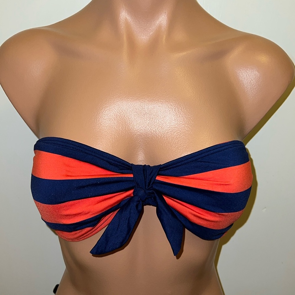 NWT splendid bandeau bikini top bra size L